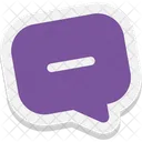 Linha de mensagem  Icon