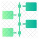 Linha Do Tempo Diagrama Grafico Ícone