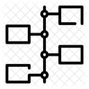 Linha Do Tempo Diagrama Grafico Ícone