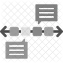 Linha Do Tempo Mapa Caminho Ícone