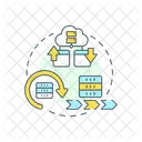 Armazenamento Dados Data Lake Icon