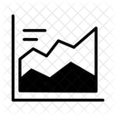 Liniendiagramm Statistikgrafik Management Symbol