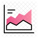 Liniendiagramm Statistikgrafik Management Symbol