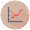 Linie Graph Diagramm Symbol