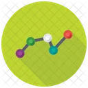 Linie Graph Diagramm Symbol