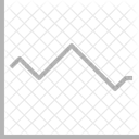 Linie Diagramm Graph Symbol