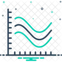 Liniendiagramm Linie Diagramm Symbol