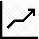 Linie Diagramm Graph Symbol