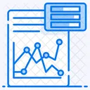 Liniendiagramm Liniengraph Linienplot Symbol