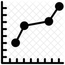 Liniendiagramm Geschaftsdiagramm Liniendiagramm Symbol