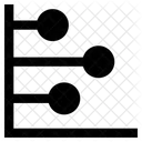 Liniendiagramm Grafik Analyse Symbol