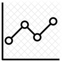 Liniendiagramm Marketingdiagramm Liniendiagramm Symbol