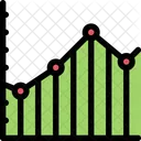 Linie Diagramm Finanzen Symbol