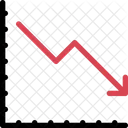 Linie Diagramm Finanzen Symbol