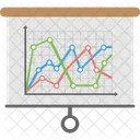 Linie Verlauf Diagramme Symbol