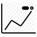 Liniendiagramm Wachstum  Symbol