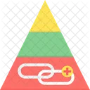 Link Link Building Triangle Icon