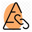 Link Bericht Pyramide Pyramidenlink Pyramidenkettenglied Symbol