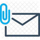 Linked Envelope Chain Hyperlink Icon