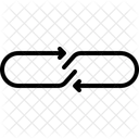 Link Hyperlink Combine Connect Joined Interface Relate Safety Linked Attach Tie Up Affix Linkage Icon