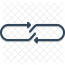 Link Hyperlink Combine Connect Joined Interface Relate Safety Linked Attach Tie Up Affix Linkage Icon