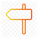 Richtung links  Symbol