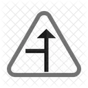 Seite Strasse Links Symbol