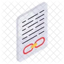 Linked Document Linked Doc Linked Paper Icon