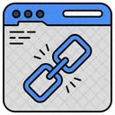 Linked Website Online Linkage Hyperlink Icon