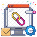 Linked Website Online Linkage Hyperlink Icon