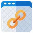 Linked Website Online Linkage Hyperlink Icon