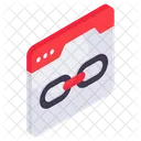 Linked Website Online Linkage Hyperlink Icon