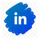 Linkedin Logotipo De Tecnologia Midia Social Ícone