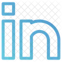 Linkedin Social Network Social Media 아이콘