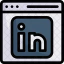 Linkedin website  Icon