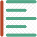 Links Ausrichten Ausrichtung Icon