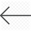 Pfeil Pfeil Nach Links Richtung Symbol