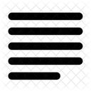 Linksbündig  Symbol