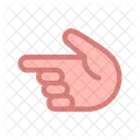 Linke Hand  Symbol