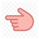 Linke Hand  Symbol