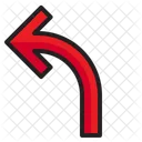 Linkskurve  Symbol