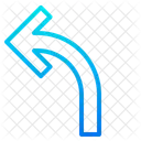 Linkskurve  Symbol