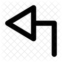 Pfeil Links Benutzeroberflache Symbol