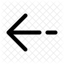 Pfeil Nach Links Benutzeroberflache Web App Symbol