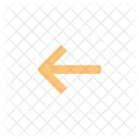 Pfeil Nach Links Cloud Technologie Pfeil Zeigt Icon