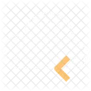 Pfeil Nach Links Cloud Technologie Pfeil Zeigt Icon