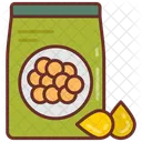 Linsen Bohnen Maisbohnen Symbol