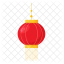 Ilustraciones Ano Nuevo Chino Linternas Icono