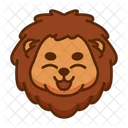 Lion Emoji Emoticon 아이콘