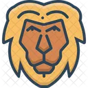 Lion Face Animal Icon